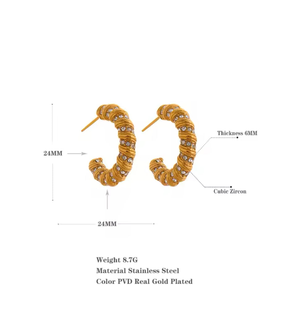 Buttercurl hoops